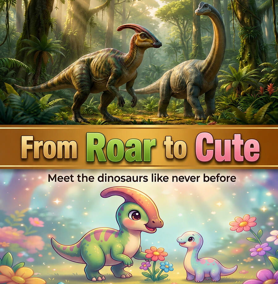 Kawaii Dinosaurs